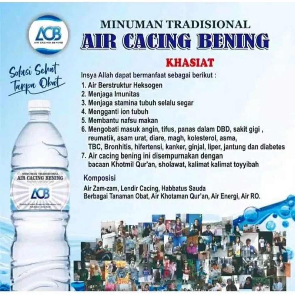 

AIR CACING BENING OBAT TRADISIONAL UNTUK DEMAM, TIFUS DAN LAINNYA