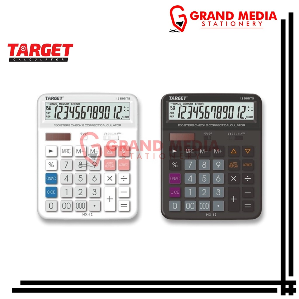 

[GRAND MEDIA] KALKULATOR / CALCULATOR TARGET 12 DIGIT HX-12