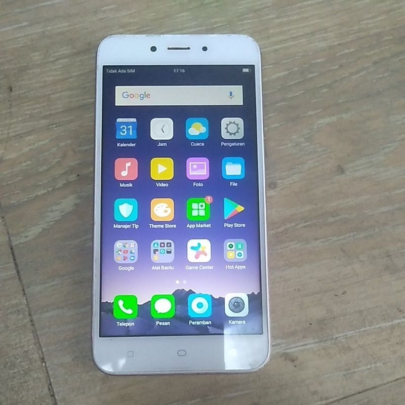 hp oppo a71 ram 2/16 gb second