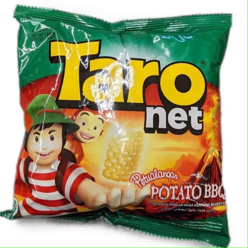 

TARO NET 8gr MINI SEAWEED BARBEQUE BBQ CEMILAN ANAK GROSIR MURAH MAKANAN RINGAN BINGKISAN ULTAH