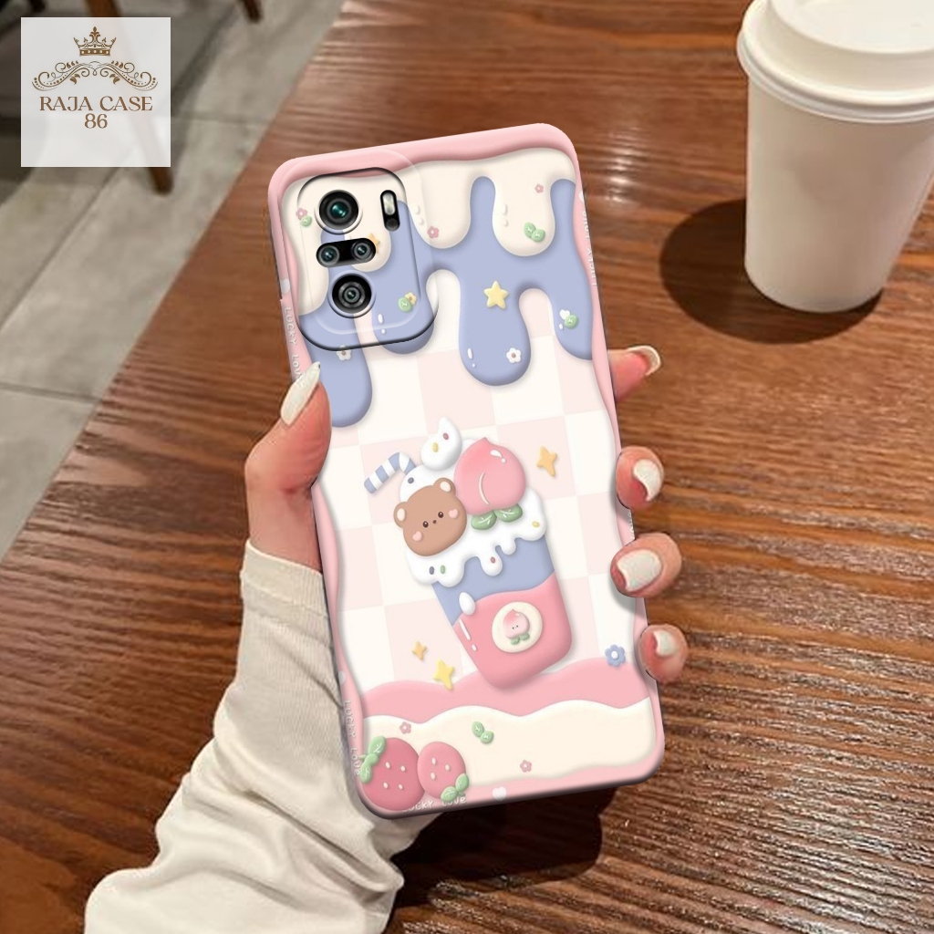 Case Xiaomi Redmi Note 10s - Rajacase - Casing Redmi Note 10s - Motif case Cartoon- Pelindung handph
