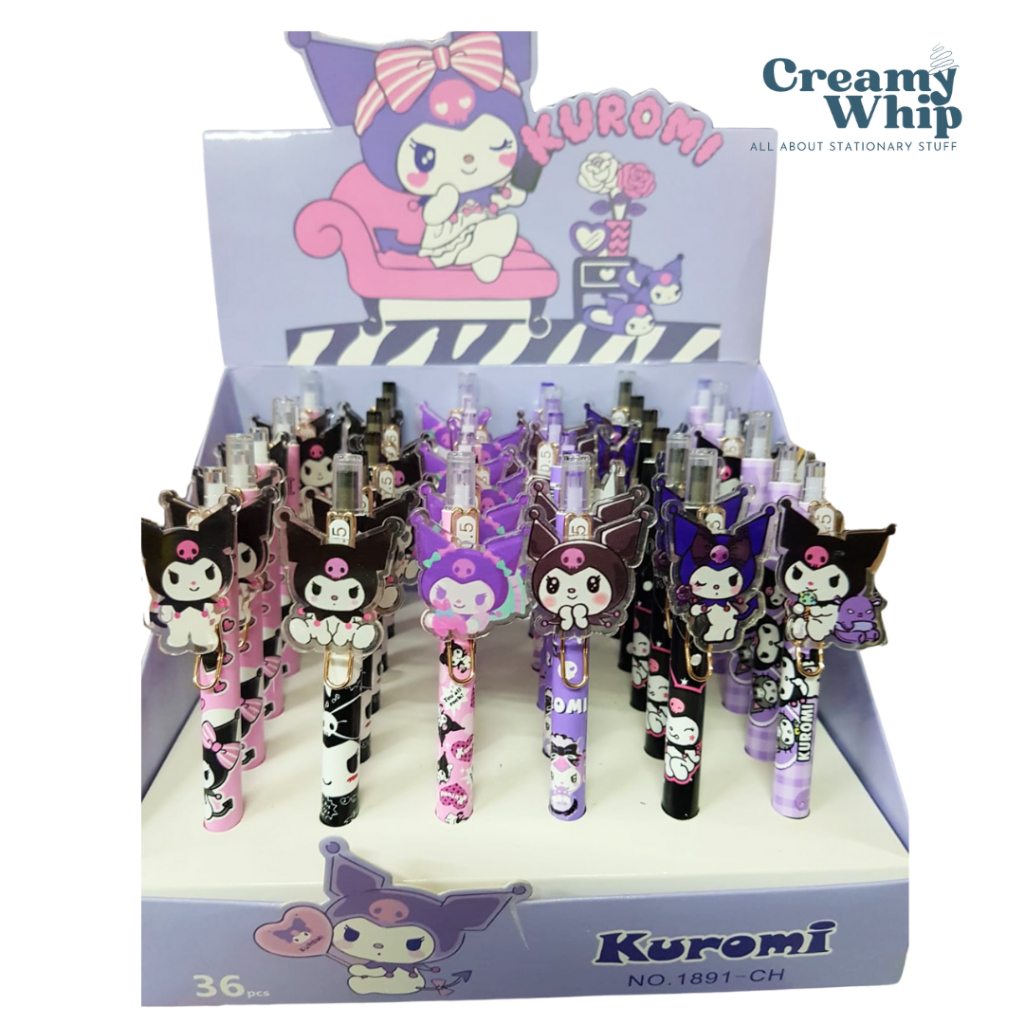 

Sanrio pen black 0.5mm character pulpen kuromi cinnamoroll melody kitty pompurin twin star