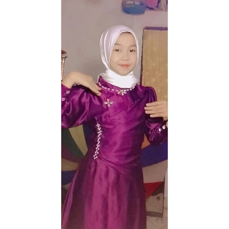 Dress anak kurung melayu. gamis anak kurung melayu. baju kondangan anak