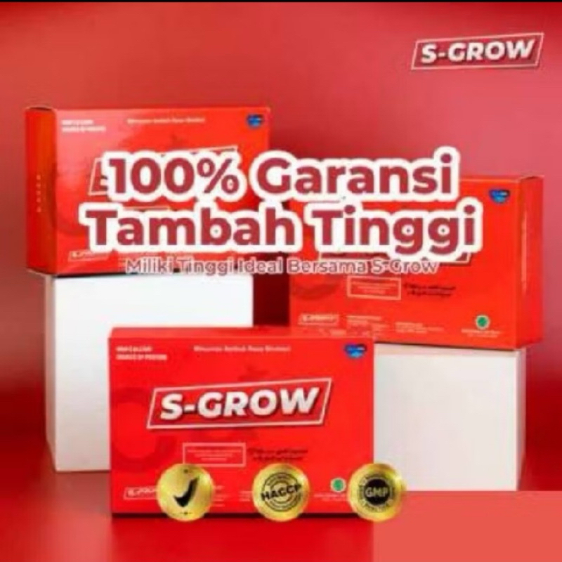 

S-GROW Susu Peninggi Badan Terbaik Original