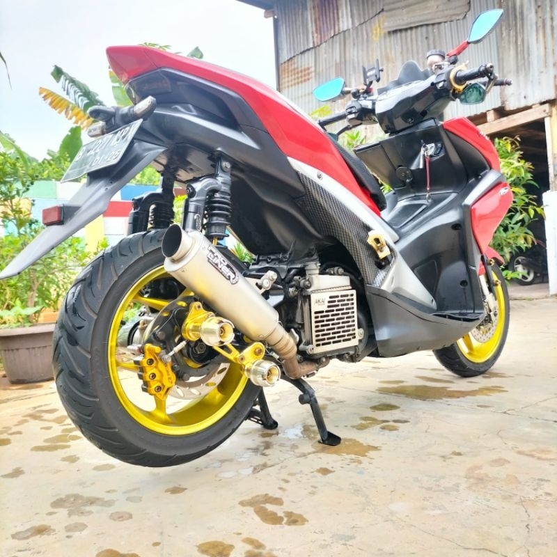 knalpot proliner original yamaha Aerox copotan full seat