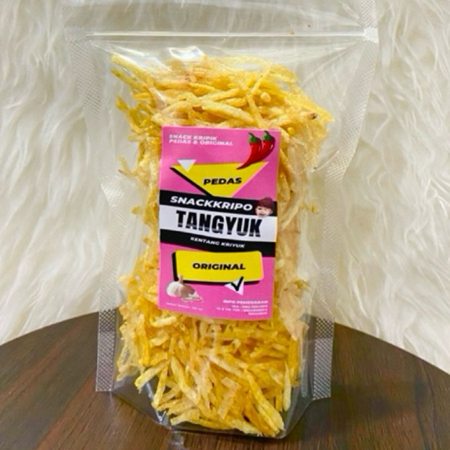 

TANGYUK (Kentang Kriyuk) RASA ORIGINAL POUCH BESAR 170 gr