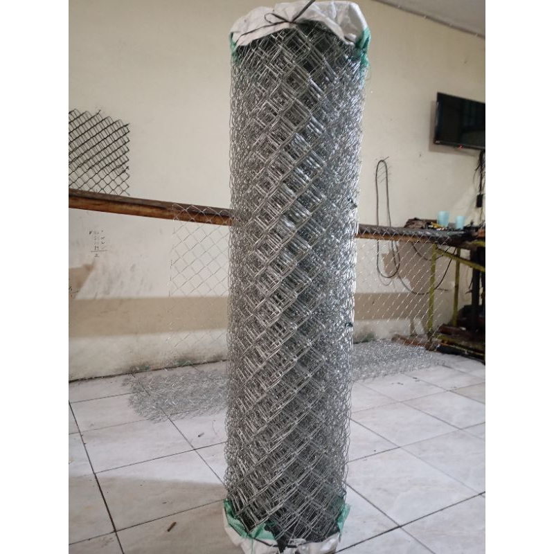 Kawat Harmonika Galvanis  2mm  Kotak/Lubang  5cm x5cm   T.1,5mtr x20mtr