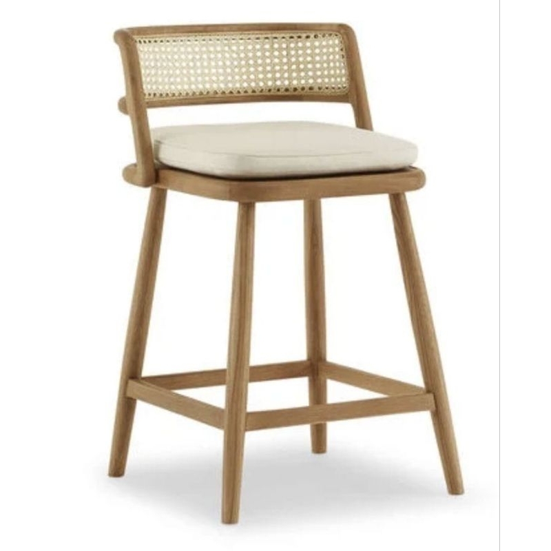 Kursi bar rotan kursi bar retro minimalis kursi rotan