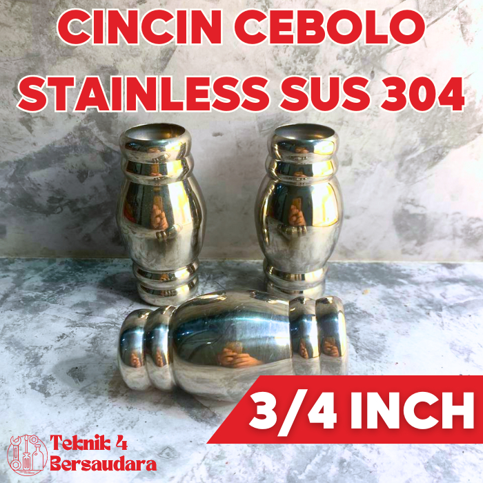 Cincin Cebolo Stainless Aksesories 304 3/4 Inch