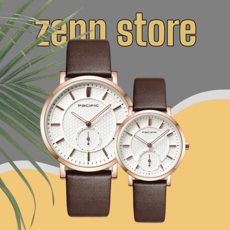PACIFIC WATCH 83164 - Jam Tangan Analog Pria Wanita / Jam Tangan Couple Analog Lighter / Jam Tangan 