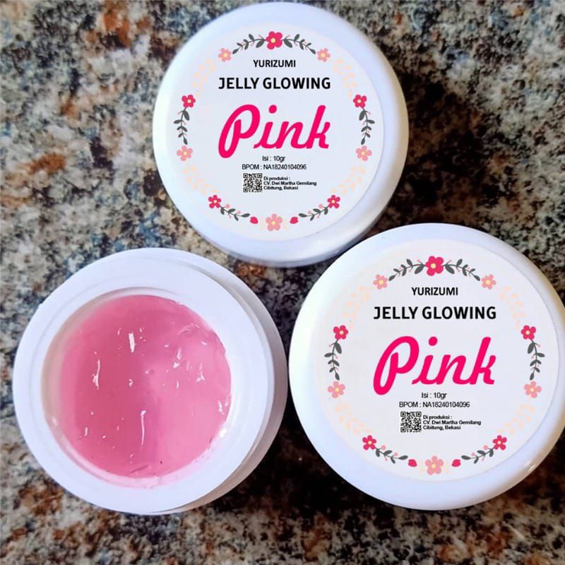 Jelly Glowing Pink Cream Pemutih Wajah Glowing