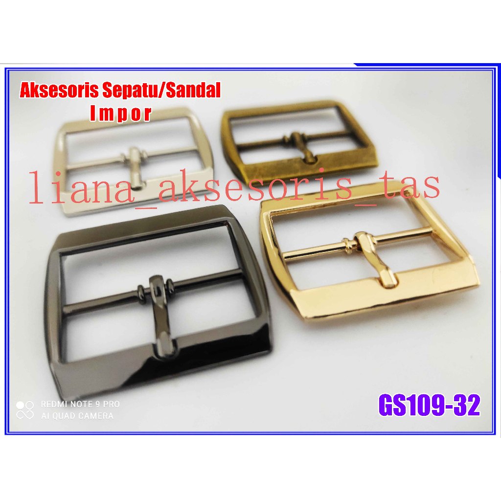 Ring Jarum Gesper 31mm (1pasang) GS109-32 RING GESPER AKSESORIS SENDAL - ASESORIS SANDAL SEPATU - BR