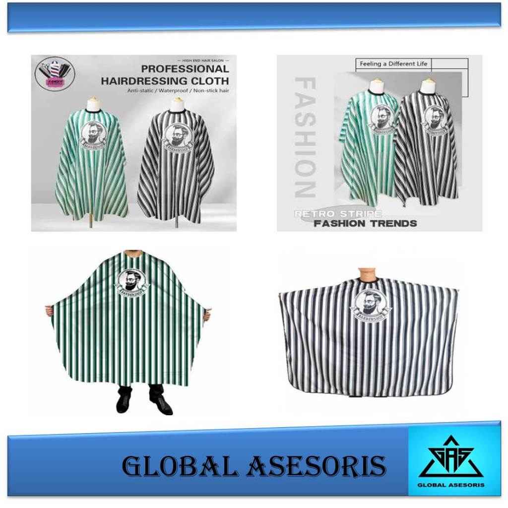 Kain Kip Potong Rambut Kep Alas Penutup Jubah Cape Cukur Rambut Kap Apron Barbershop Salon Jubbah Po