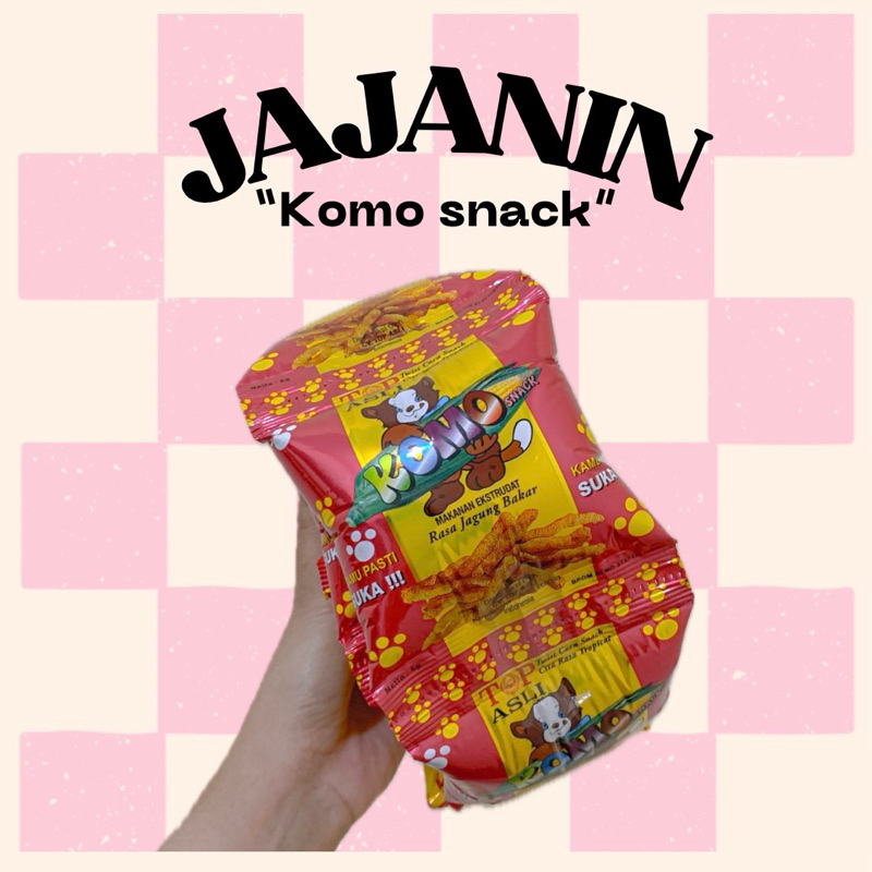 

JAJANIN KOMO SNACK JAGUNG BAKAR 6g 1pcs