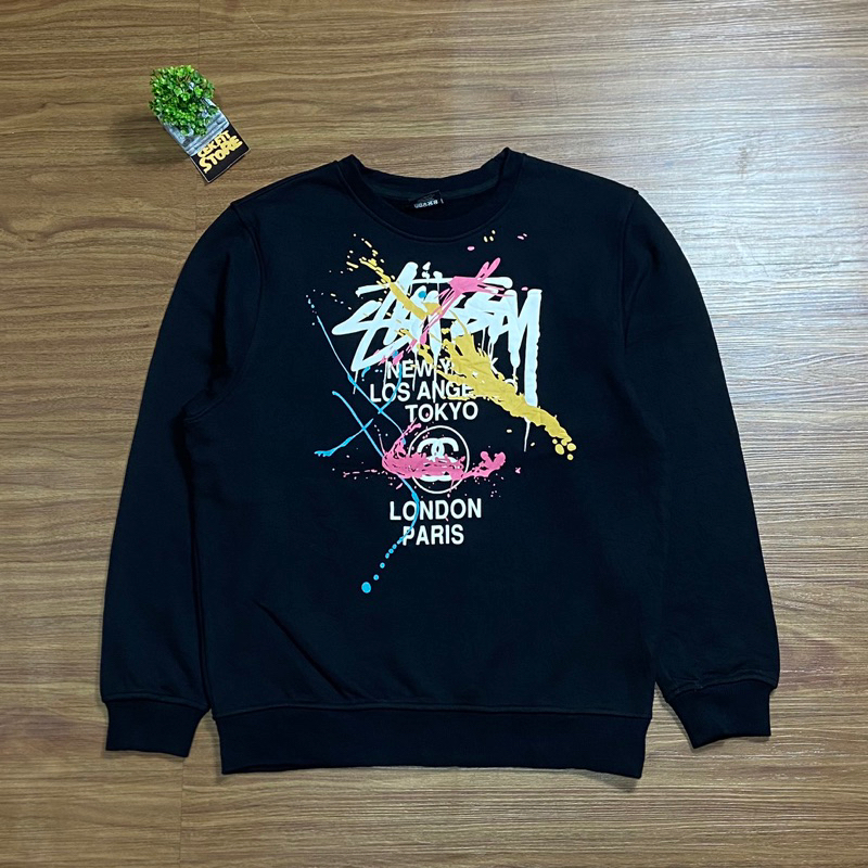 Crewneck stussy world tour