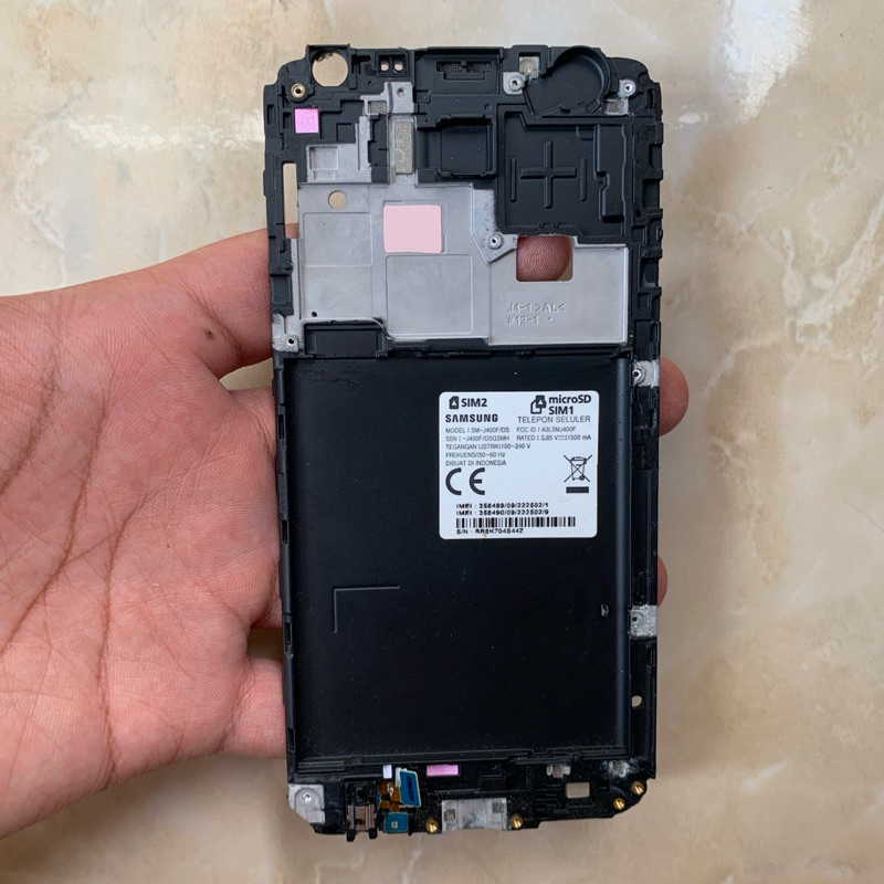 tatakan tempat lcd samsung j4 2018 ori copotan