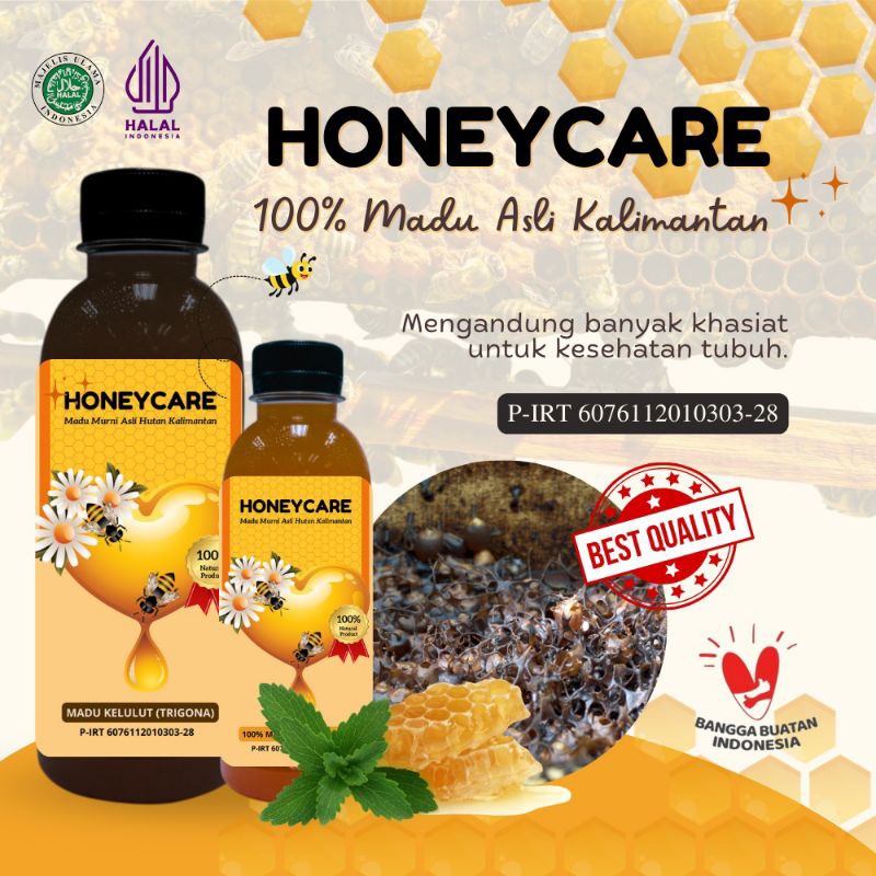 

[COD] READY!! HONEYCARE - MADU ASLI HUTAN KALIMANTAN / MADU LEBAH / KELULUT / MADU KLANCENG / TRIGONA - MURNI 100% RAW HONEY
