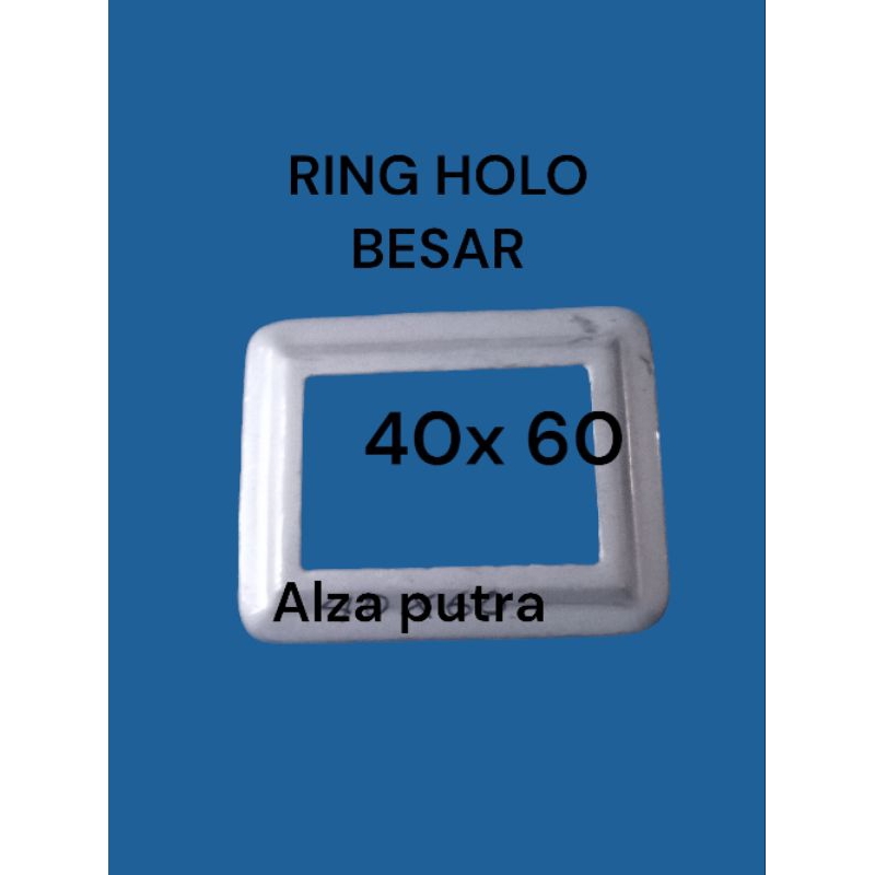 RING HOLO 40 x 60 ORNAMEN PAGAR BESI