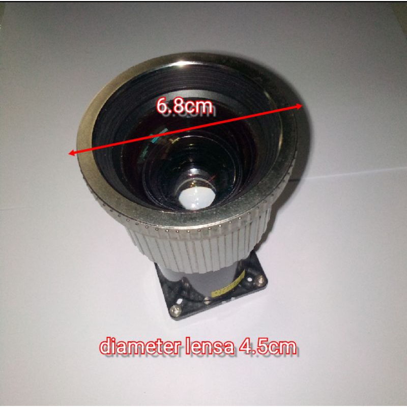 LENSA PROYEKTOR LCD OHP DIY DIAMETER FRAME 6.8CM
