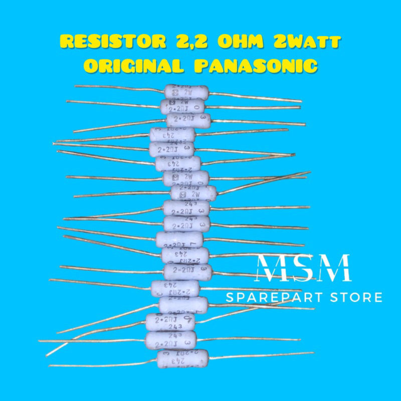 RESISTOR 2,2 OHM 2Watt ORIGINAL PANASONIC