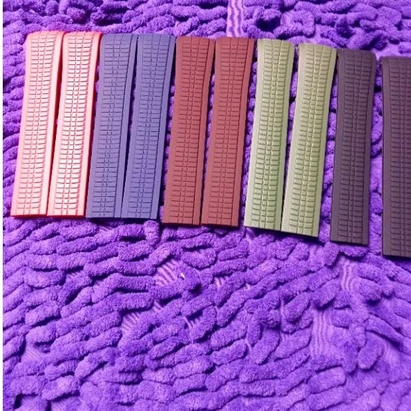 TALI STRAP JAM PATEK PHILIPPE AQUANAUT UKURAN LUG 20MM NON BUCKLE RUBBER STRAP JAM PATEK PHILIPPE