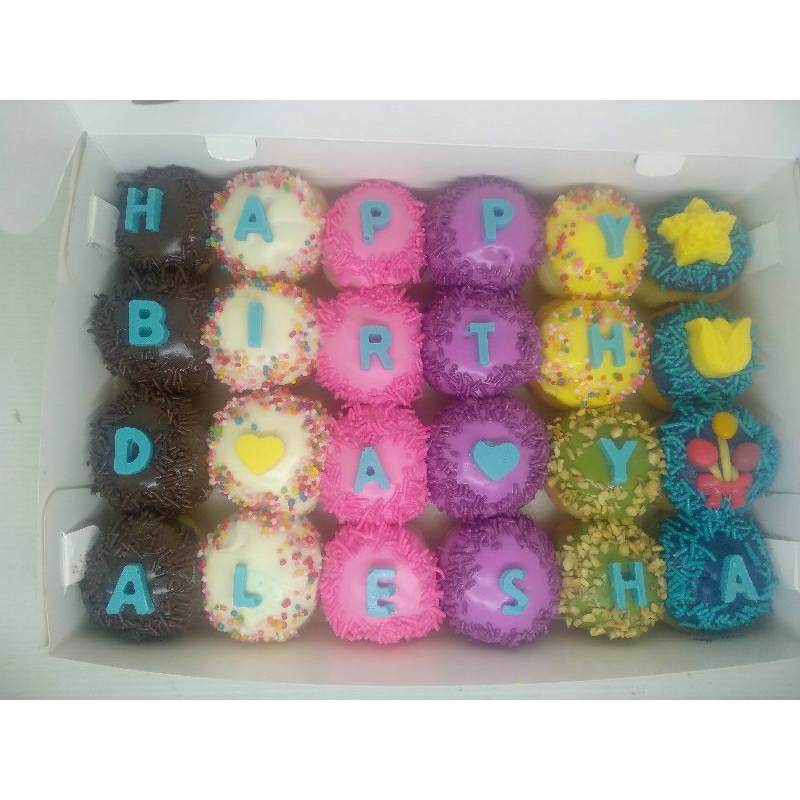 

donat ulang tahun donat ultah donat anniversary request ucapan