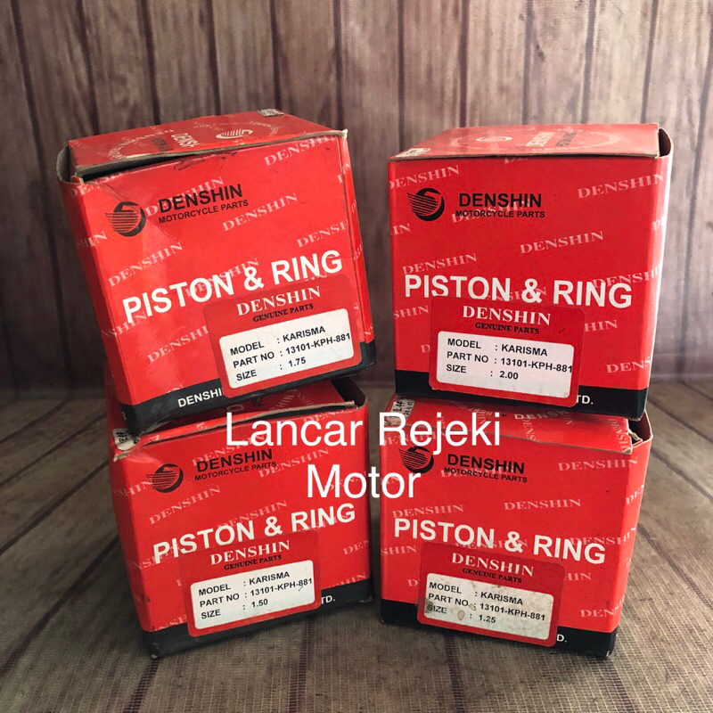 Piston & Ring Piston Honda Kharisma / Supra X 125 KPH Os 125 / 150 / 175 / 200 (Denshin) High Qualit