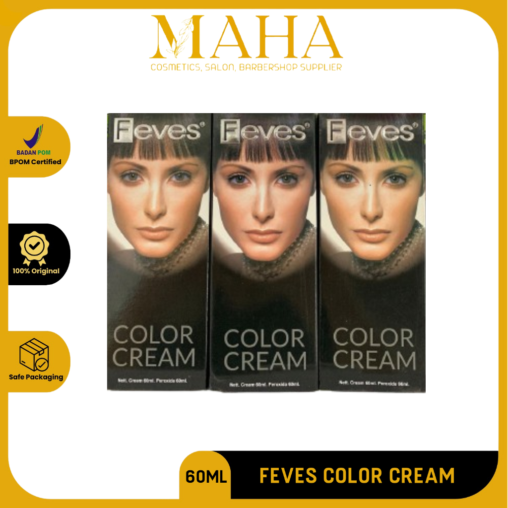 FEVES HAIR COLOR 60ML | CAT RAMBUT
