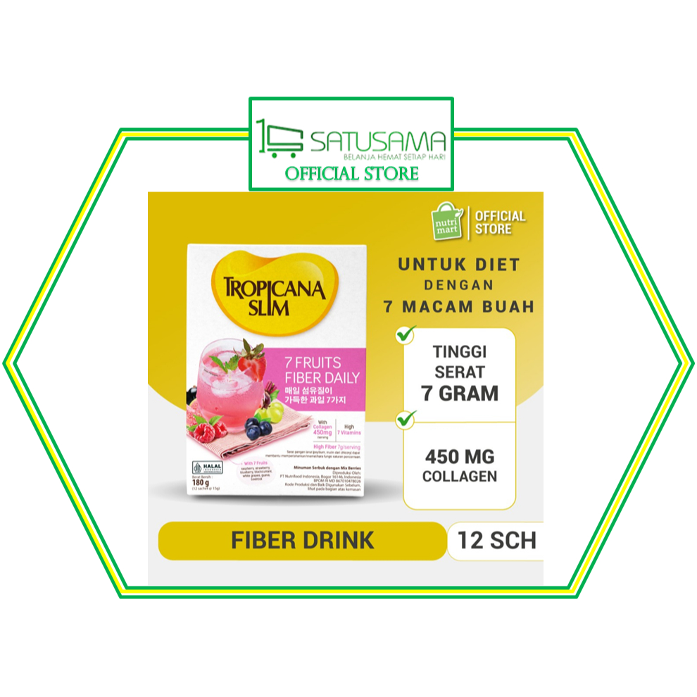 

TROPICANA SLIM 7 FRUITS FIBER DAILY 12*15 G