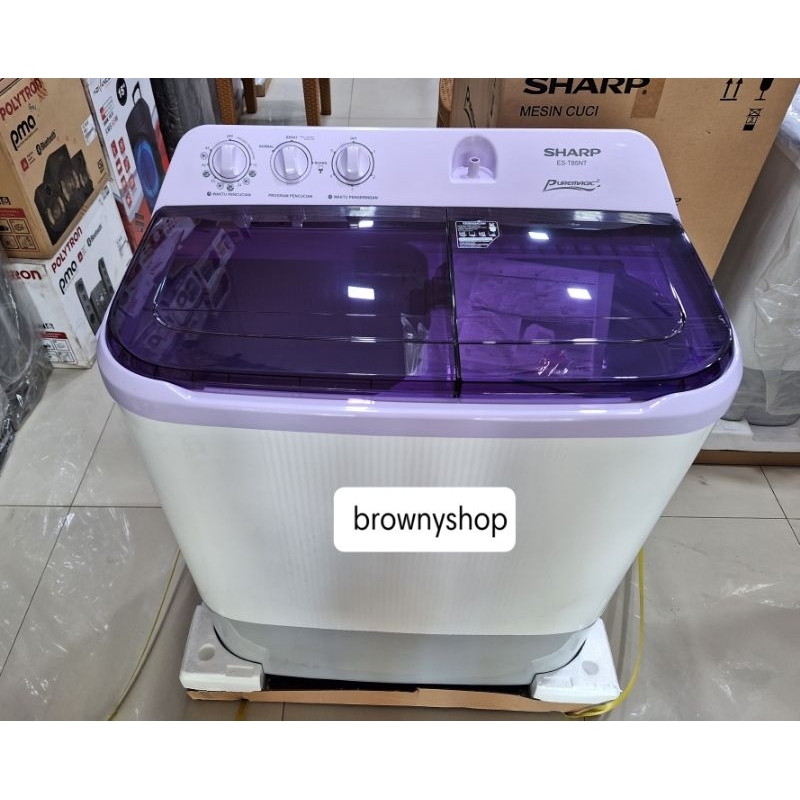 Sharp Mesin cuci 9kg ES-T95NT Sharp Puremagic 2 (Free ongkir Cilegon merak area)