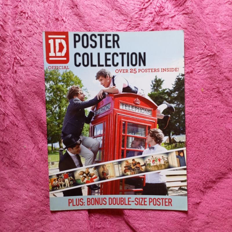 [OFFICIAL & RARE] ONE DIRECTION 1D - OFFICIAL POSTER COLLECTION BOOK (OVER 25 FULL-OUT POSTERS INSID