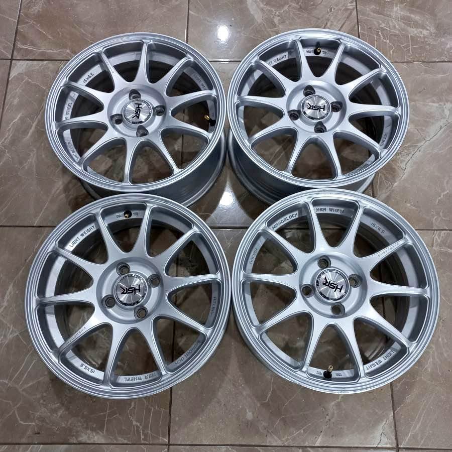 Velg Mobil Bekas Hsr INDY R15 Brio Ayla Agya Sirion Vios Mazda Fiesta
