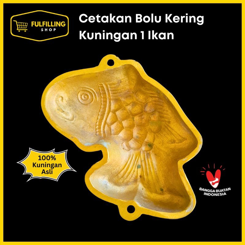 CETAKAN BOLU KERING/ BOLU JADUL KUNINGAN 1 IKAN KECIL