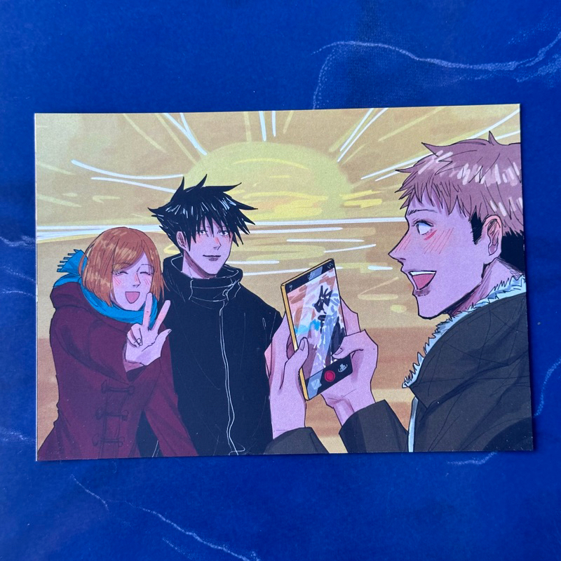jujutsu kaisen various artprint postcard jjk animerch fanmerch