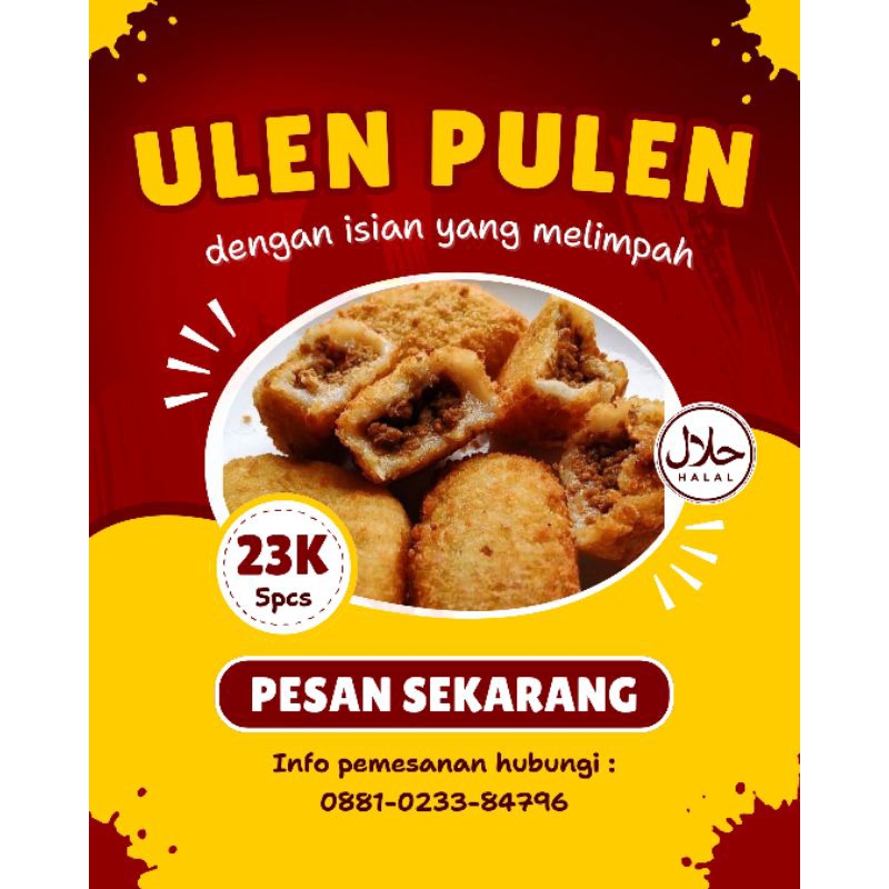 

KHALWA- ULEN PULEN / ULEN ISI ASLI BANDUNG / ULEN KETAN BANDUNG/ ULEN ISI / ASLI BANDUNG / OLEH-OLEH BANDUNG