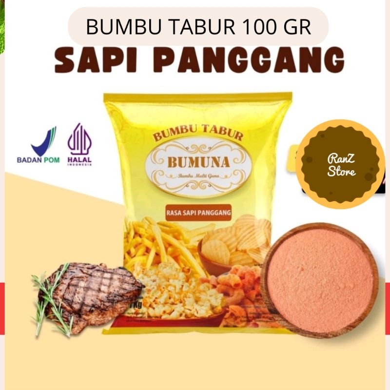 

Bumbu tabur | bumbu serbuk rasa sapi panggang 100 gr