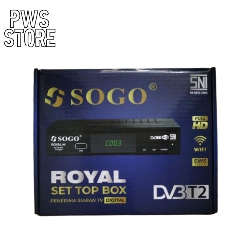 SET TOP BOX Penerima Siaran TV Digital SOGO