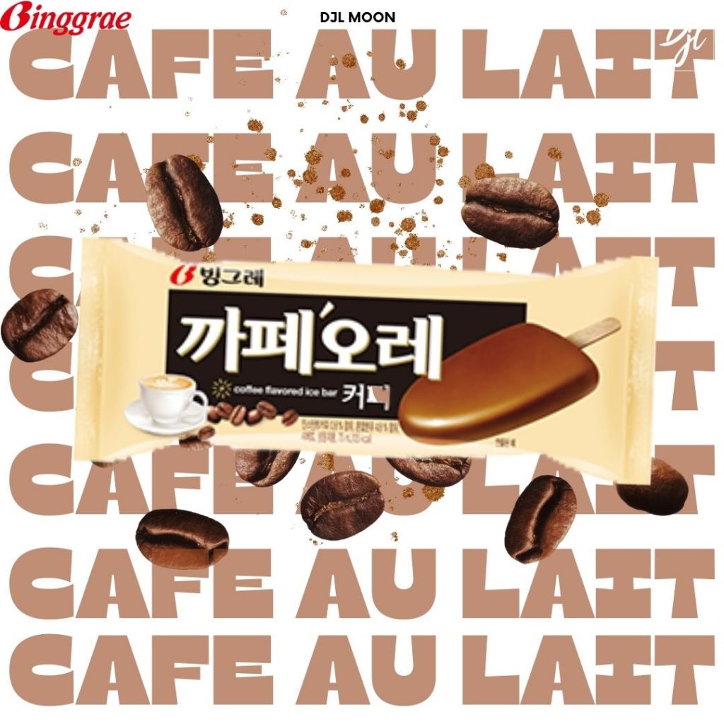 

Binggrae Cafe Au Lait Es Krim Kopi Dingin Korea Import 75ml 1 Pcs