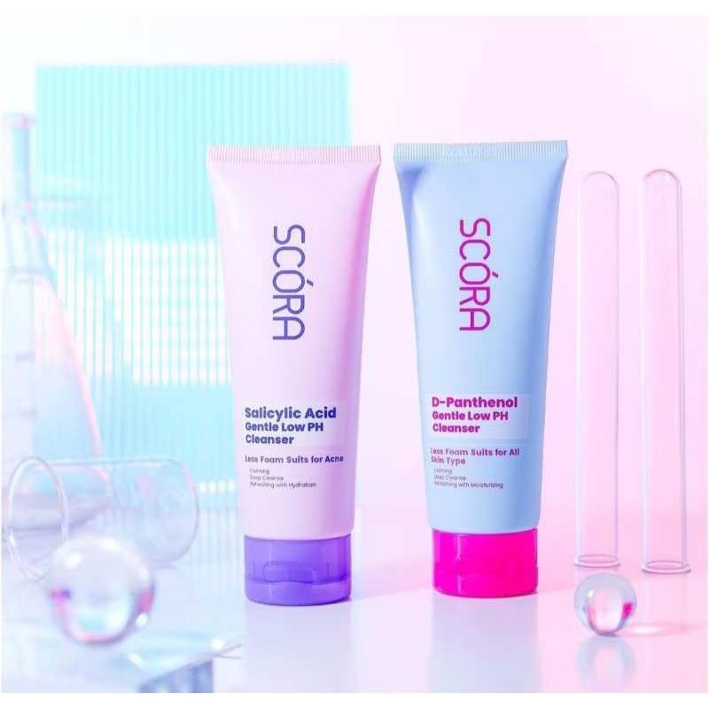 { FATAYA } SCORA D-Panthenol Gentle Low pH Cleanser || SCORA Salicylic Acid gentle low PH cleanser |