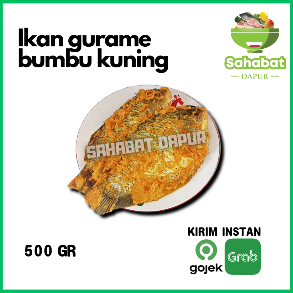 

Ikan Gurame / Gurame Bumbu Kuning 500gr - Sahabatdapur