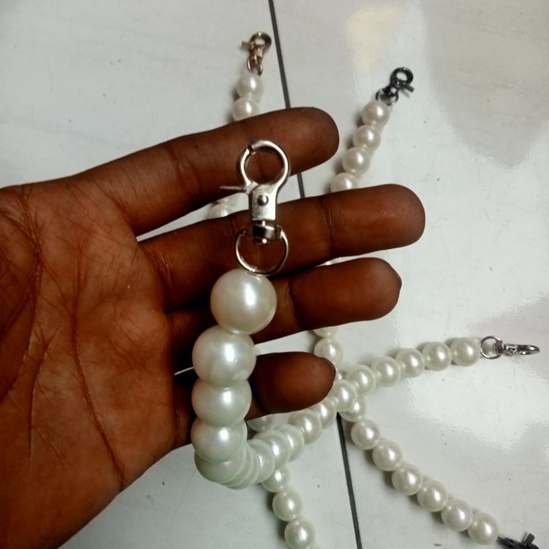strap tas mutiara 16 mm panjang 33 cm harga untuk /pcs