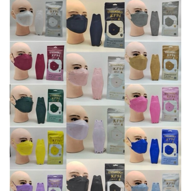 Masker KF94 Utama 3ply/ KF94 Disposable Facemask