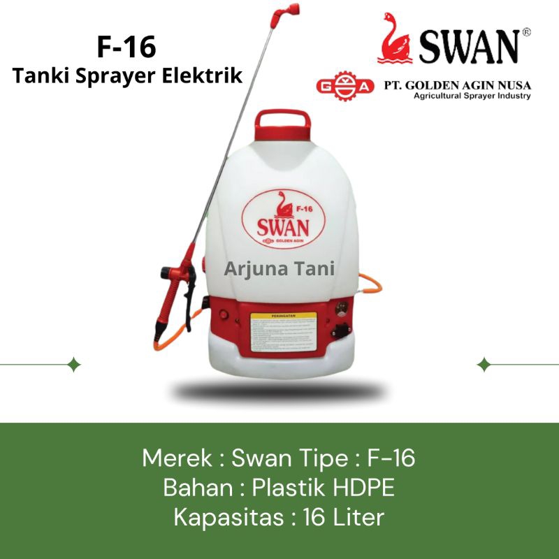 Sprayer Hama Elektrik 16 Liter SWAN / Sprayer Semprot Semprotan Kebun Elektrik SWAN 16 liter