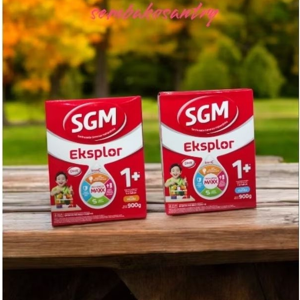 SGM Eksplor 1+ dengan IronC Susu Pertumbuhan Rasa Madu/Vanila 900g (grosir lebih murah)