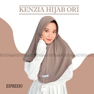 Kenzia Hijab Bergo Jersey Size  M/ Bergo Jersey menutup dada / Hijab instan jersey Sarah / bergo spo