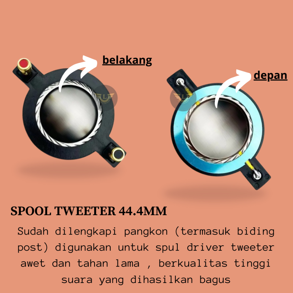 Spul tweeter 44.4mm plus pangkon