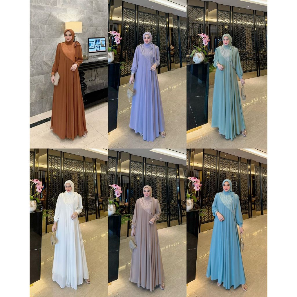 READY SAFITRI SET HIJAB BY HI BEST SELLER