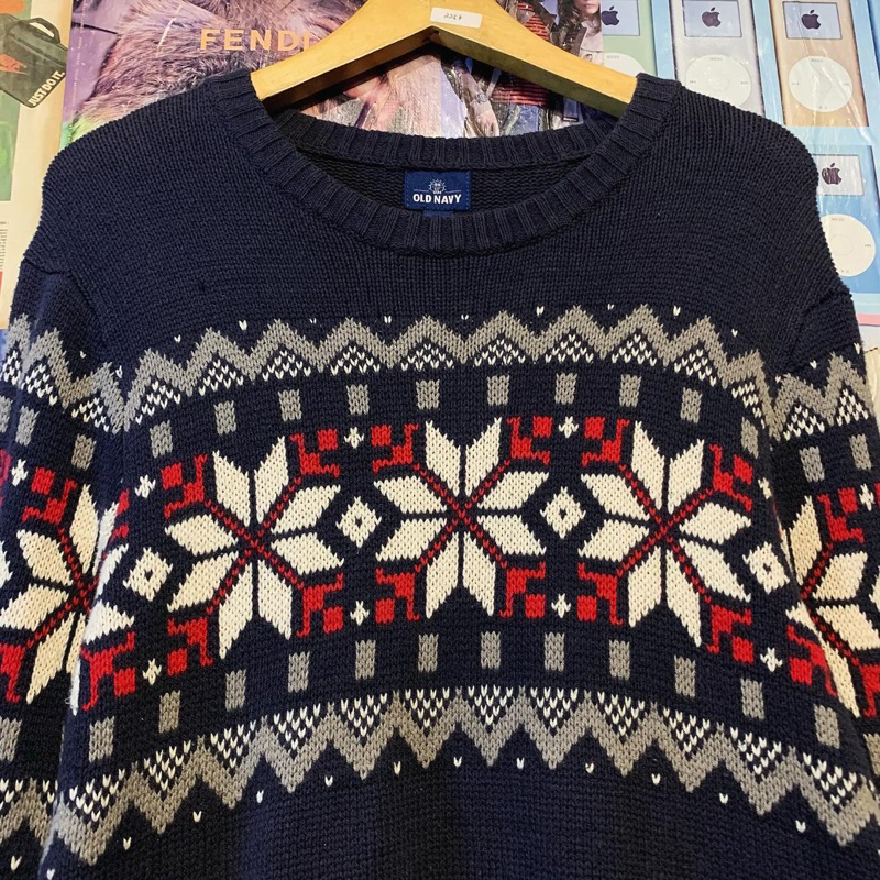 Vintage Sweater Rajut Knitwear Old Navy second Original