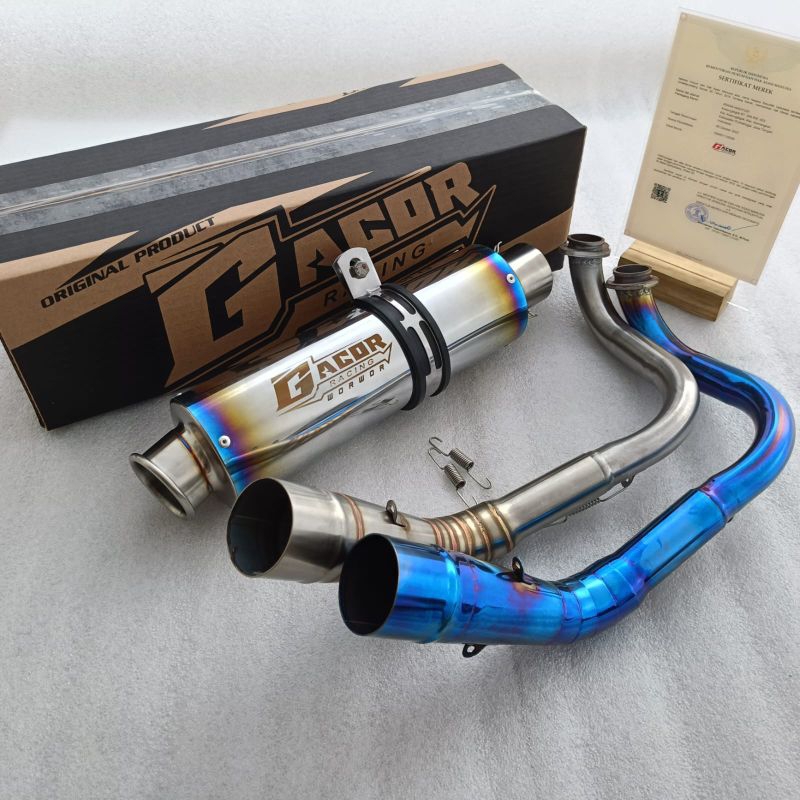 Best Seller Knalpot Racing Gacor Original Vario 110/125/150/160 Beat Karbu/Fi Lama/New 2020-2024 Aer