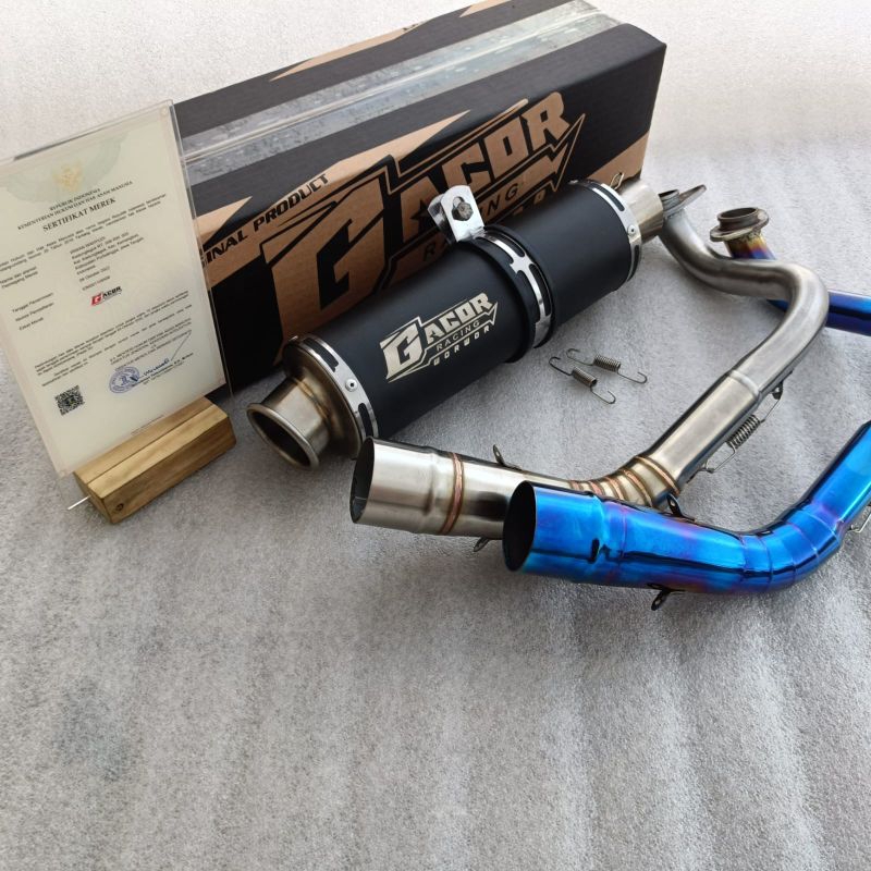 Termurah Knalpot Racing Gacor Original Beat Karbu/Fi Lama/New 2020-2024 Aerox lama/new Vario 110/225